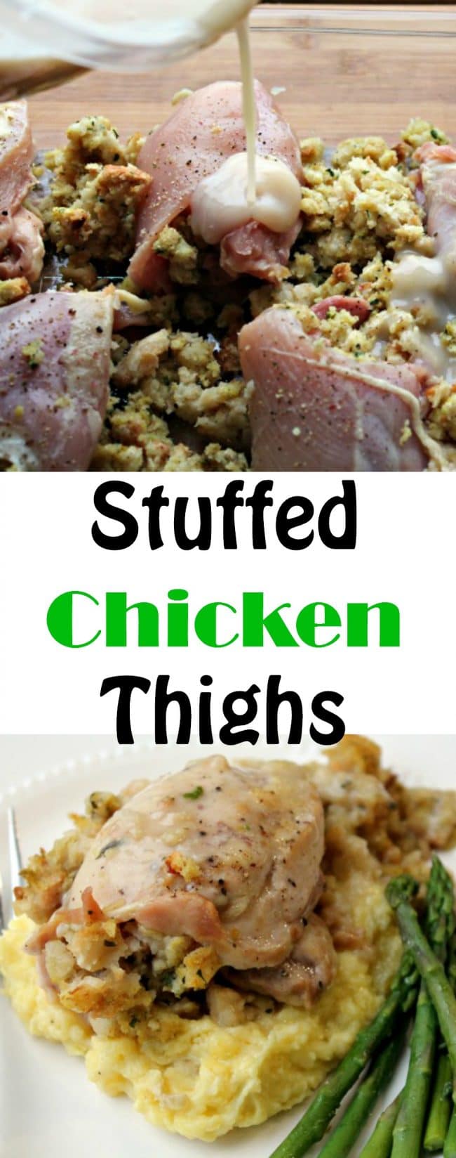 Stuffed Chicken Thighs - Easy Comfort Food - Foody ...