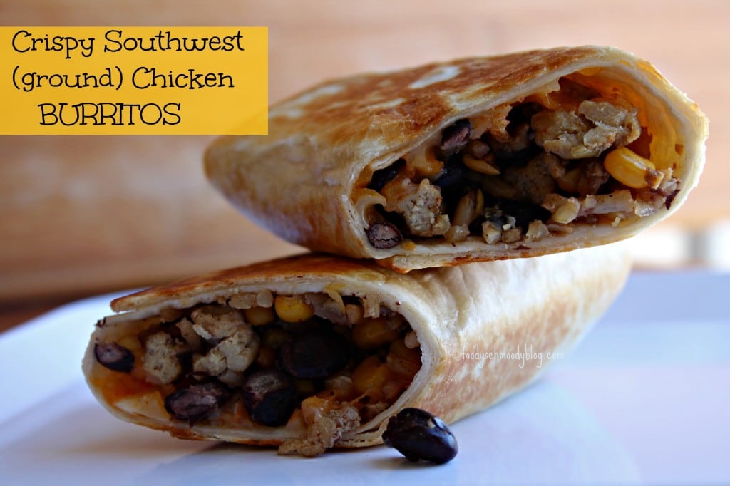 Crispy Southwest Chicken Burritos Foody Schmoody Blog Foody