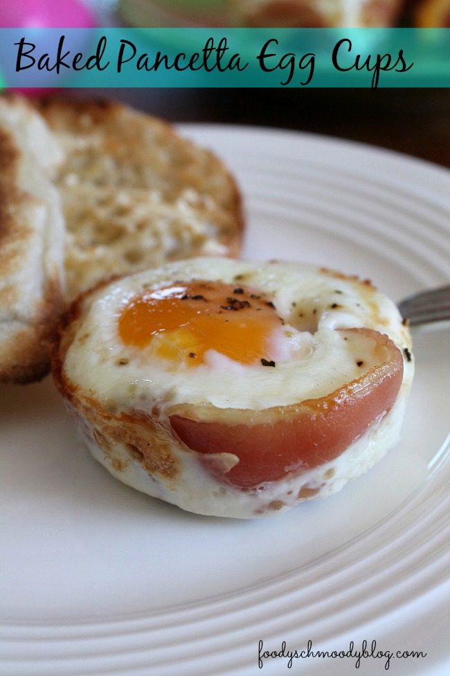 Baked Pancetta Egg Cups Foody Schmoody Blog Foody Schmoody Blog