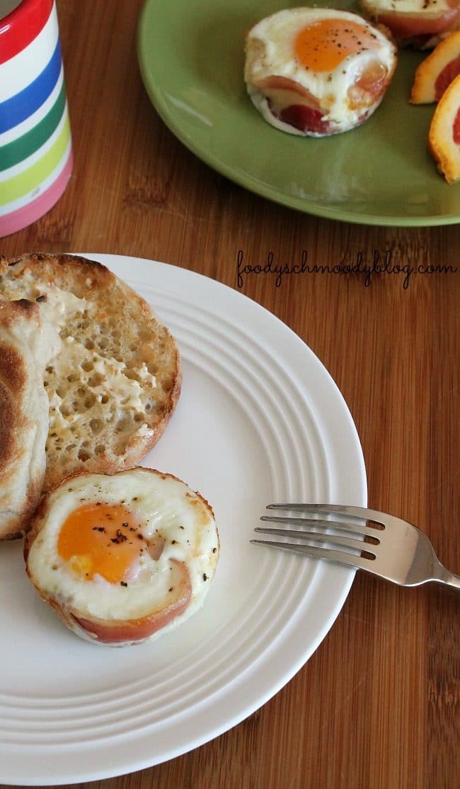 Baked Pancetta Egg Cups Foody Schmoody Blog Foody Schmoody Blog