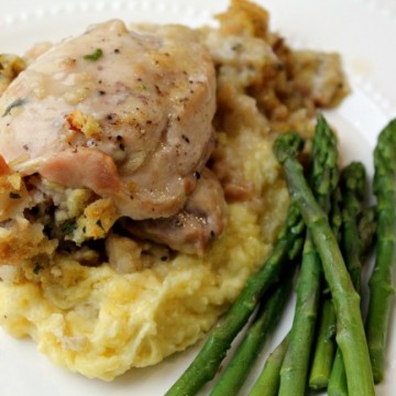 Stuffed Chicken Thighs - Easy Comfort Food - Foody Schmoody Blog