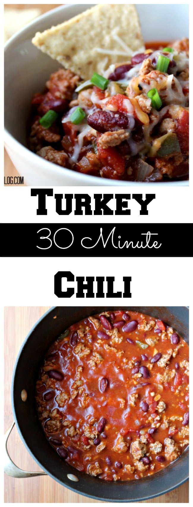 turkey chili collage