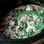 crockpot chicken spinach and mushrooms