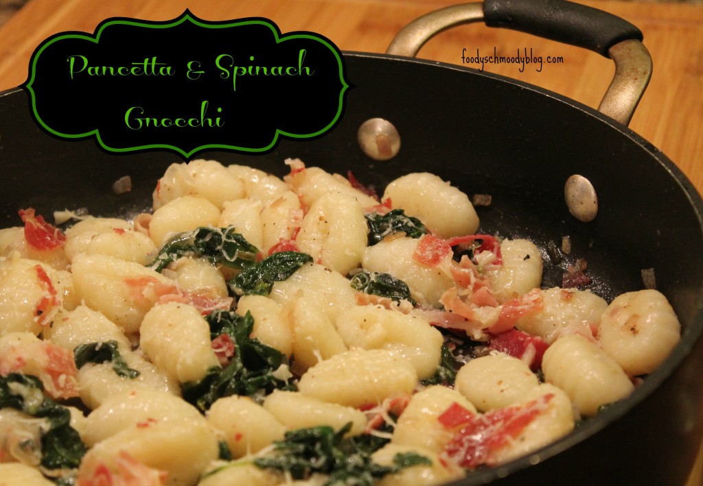 Pancetta and Spinach Gnocchi Foody Schmoody Blog