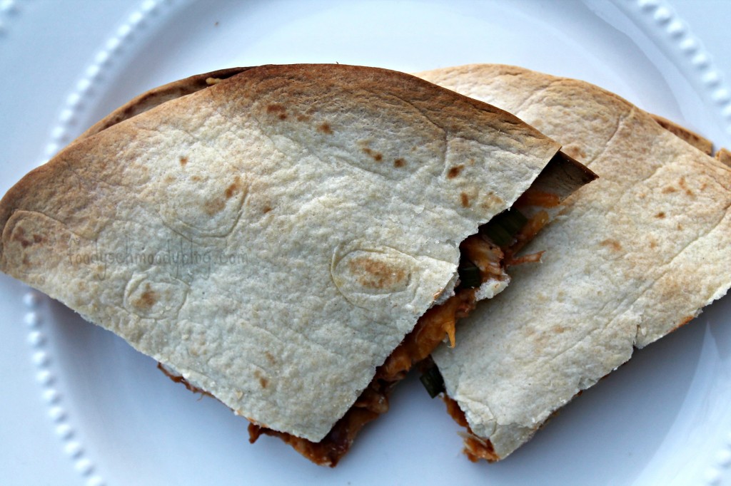 Crock Pot BBQ Chicken Quesadilla Foody Schmoody Blog