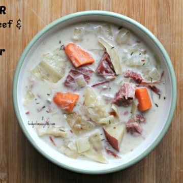 leftover corned beef and cabbage chowder