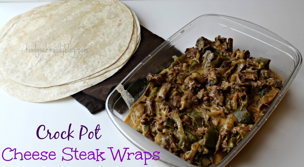 crock pot cheese steak wraps
