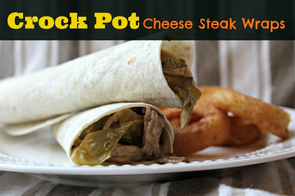 crock pot cheese steak wraps