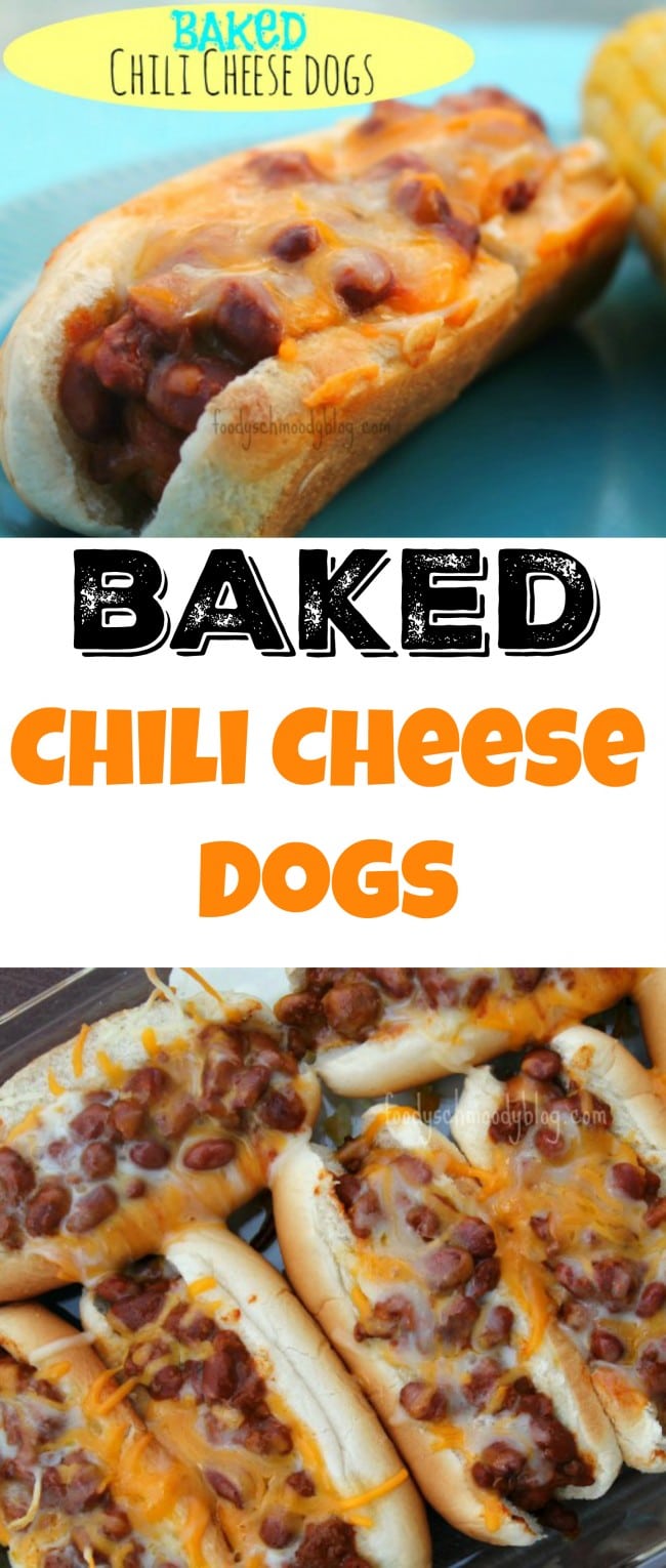 baked chili cheese dogs, perfect for a crowd