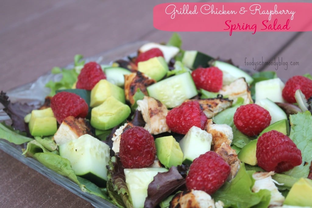 Grilled Chicken and Raspberry Spring Salad