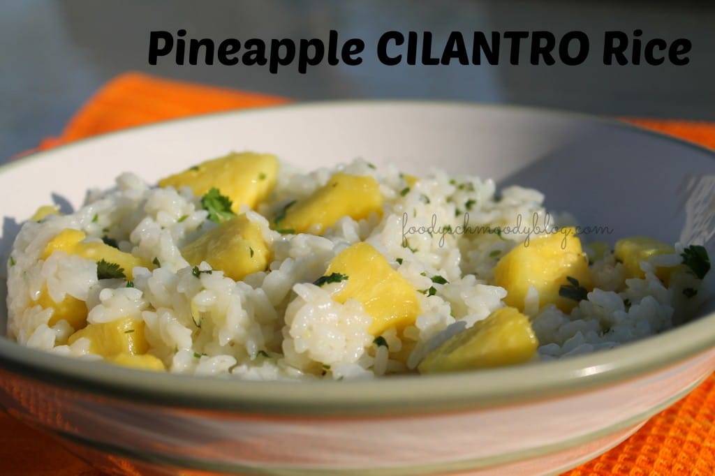 pineapple cilantro rice