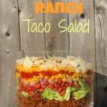 Layered Ranch Taco Salad