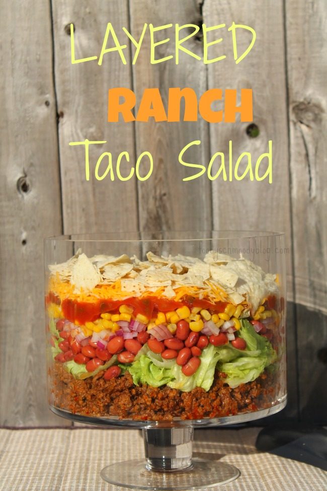 Layered Ranch Taco Salad