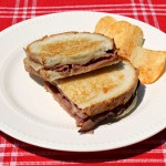 Creamy Grilled Roast Beef Sandwiches
