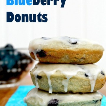 EASY Blueberry Donuts