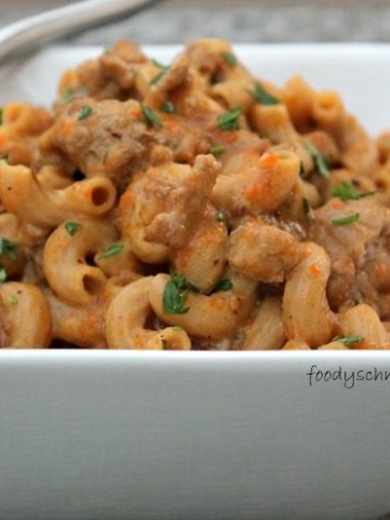 Healthier Cheeseburger Mac