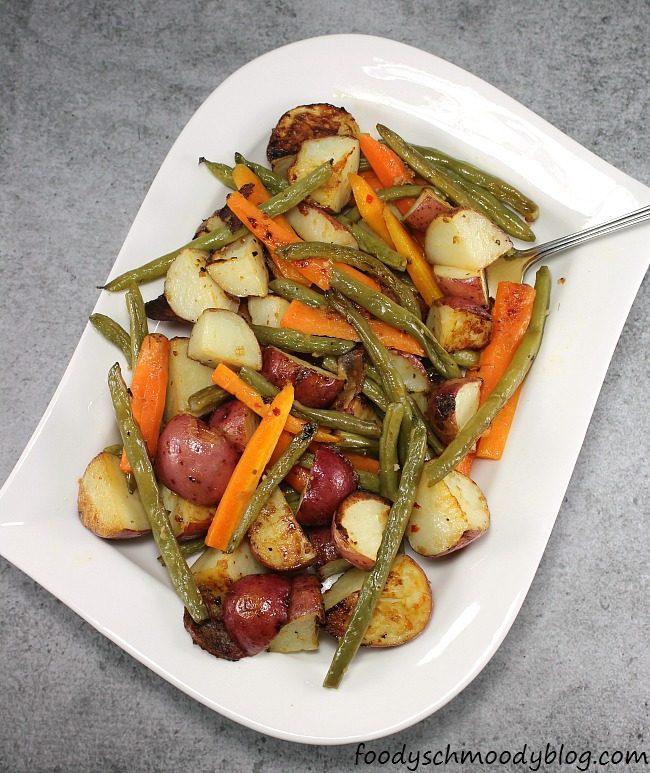Oven Roasted Potatoes and Vegetables Foody Schmoody Blog