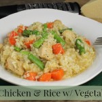 One Pot Chicken and Rice {with vegetables}