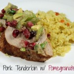 Pork Tenderloin with Pomegranate Salsa and Introducing MyMixx