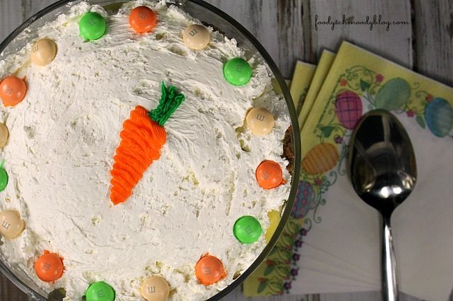 M&M's® Carrot Cake Trifle #MMsCarrotCake #collectivebias #ad