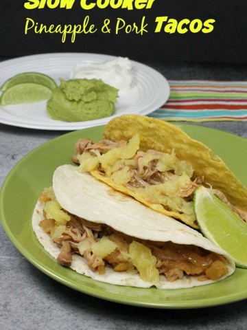 Slow Cooker Pineapple and Pork Tacos
