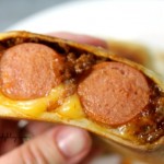 Bacon Chili Dog Burrito