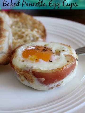 Baked Pancetta Egg Cups