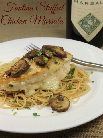 Fontina Stuffed Chicken Marsala