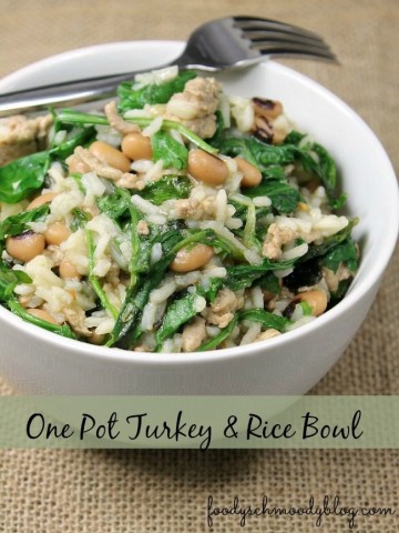 One Pot Tukey and Rice Bowl