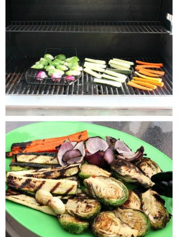 Grilled Vegetable & Prosciutto Pasta