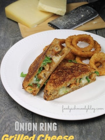 Onion Ring Grilled Cheese Sandwich