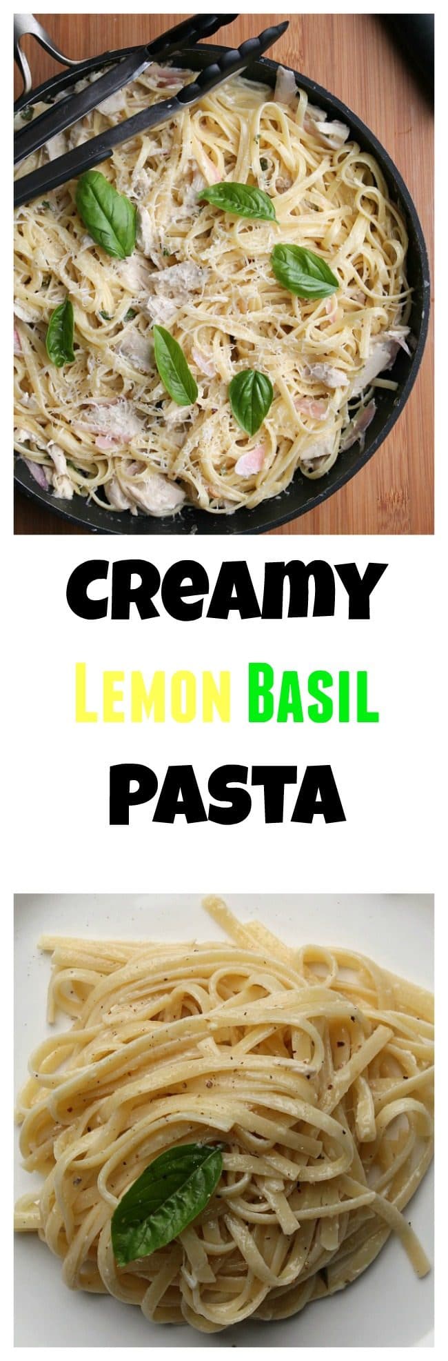 Creamy Lemon Basil Pasta
