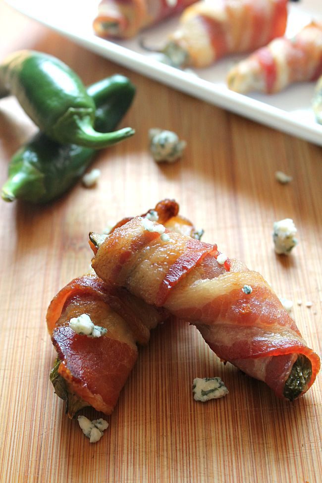 Bacon Blue Cheese Jalapeno Poppers