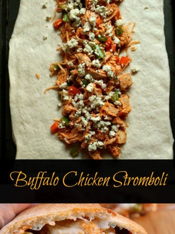 Buffalo Chicken Stromboli
