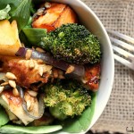 Winter Vegetable Grilled Chicken Salad