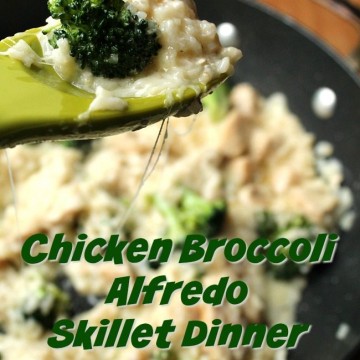 Chicken Broccoli Alfredo Skillet Dinner