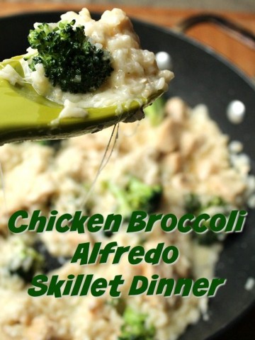 Chicken Broccoli Alfredo Skillet Dinner