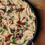 Creamy Garlic Pasta w/ Bacon and Chicken