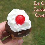 ice cream sundae cones