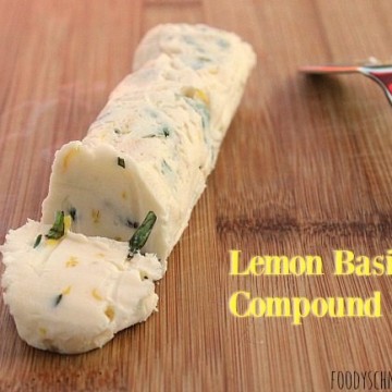 lemon basil compound butter