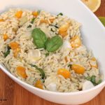 lemon basil orzo pasta salad