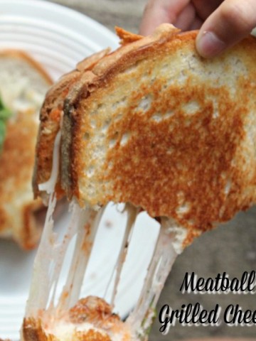 meatball grilled cheese