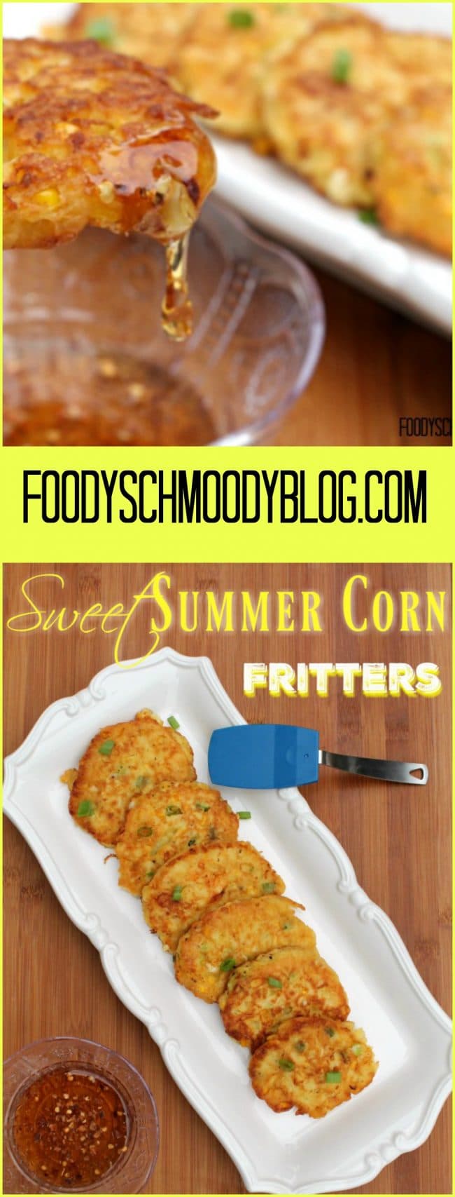 sweet summer corn fritters