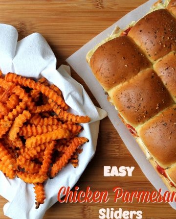 EASY CHICKEN PARMESAN SLIDERS