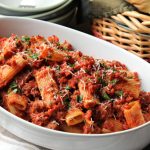 sausage ragu rigatoni