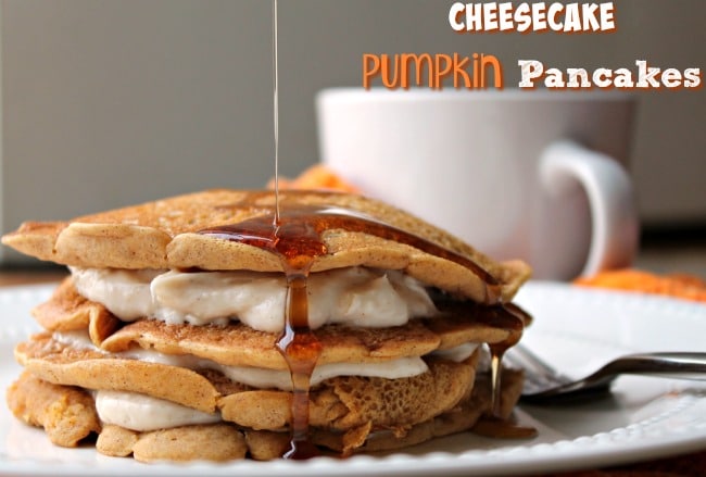 Cheesecake Pumpkin Pancakes