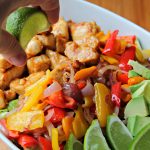 chicken fajita salad