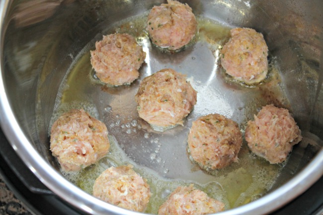 Buffalo Chicken Meatballs Instant Pot