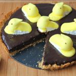 Easter PEEPS Chocolate Tart