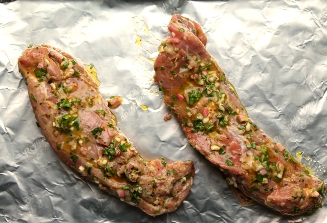 Chimichurri Pork Sheet Pan